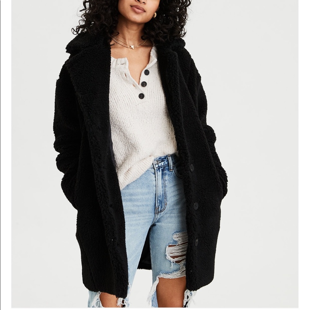 AE Faux Sherpa Jacket